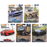 Hot Wheels Yeni - New Fast & Furious Temalı Ara&ccedil;lar Hnw46 5 Li Set 1:64 &Ouml;l&ccedil;ek Hotwheels Marka (Beş / 5 Adet)