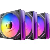 Antec Vision 120 Reverse ARGB, 3x120mm PWM Ters Fan, Infinity Mirror, 37.2 CFM, Hydraulic Bearing, 4-Pin, Kasa Fanı 3'l&uuml; Pake