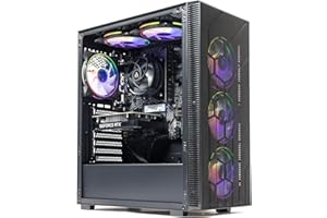 GTR Gaming PC | AMD Ryzen 5 5500 | NVIDIA RTX 3050 6GB | 16GB DDR4 RAM | 1TB NVMe SSD | 650W PSU | Windows 11 | ARGB Case | Wi-Fi