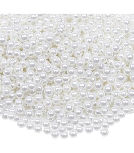 Perline Di Cera In Plastica Acrilica 6 Mm – Mix Di Colori – 1000 Pezzi Per Decorazioni Tavolo, Matrimonio E Fai Da Te