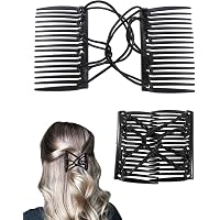 Magische Kämme 6er-Set - Dehnbare Haar-Accessoires Für Dicke & Dünne Haare, Verschiedene Farben