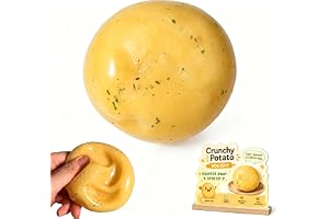 Crunchy Potato Squishy ASMR Bead Filled Realistic Food Stress Ball Squeeze Moldable Slushy Asmr Realistic Taba Handmade Non Rebound Sticky Silicone Dessert Adults Party Favor