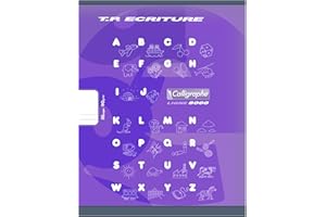 Calligraphe 108503C – Zeszyt do prac praktycznych fioletowy (marka Clairefontaine) – 17x22 cm – 32 strony w podwójnej linii 5 mm i gładkie białe – papier biały 90 g – okładka z kartonu offsetowego