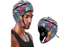 Niktule Padded Protective Headguard, Protection, Adjustable Head Headgear, Head Fall Protection For Goalkeeper, 7v7 Football Helmet Headguard For Soccer Seizures, Reduce Collision