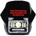 SORAX Cops Style LED Projector Hi/Low Beam Headlight with Daytime DRL Light For Hero Splendor Plus, Splendor Pro, Splendor