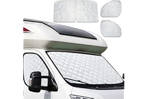 MRWIZMS Frontschutzplane FIAT Ducato Typ 250 | ab 2006 | Thermomatte | thermomatte FIAT ducato wohnmobil，Sichtschutz Uv-Schutz Thermomatte Frontscheibenabdeckung…