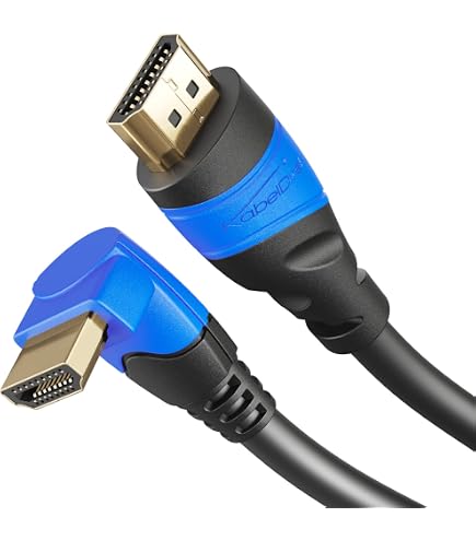 Twozoh Cavo HDMI Flessibile Angolo verso Destra 90° Gradi 0,3M, Morbido