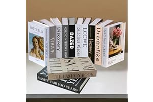 YSOOUA Libros Decorativos Moda Libros de Imitación Plegables para Exhibición 4PCS Libros Decoracion Libros De Exhibición Falsos para Decoración De Estantería De Mesa De Centro del Hogar (D)