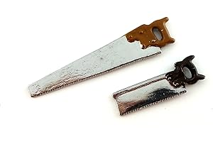 Melody Jane Dolls House Wood Saws Garden Shed Garage Accessory Work Tools 1:12