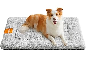 Feandrea Tapis Chien, Couverture pour Animaux, pour Chat, 90 x 65 cm, Taille L, Lavable en Machine, Adapté au Sèche-Linge, Antidérapant, Gris Clair PPB002G01