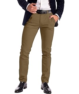 men's stretch chino trousers