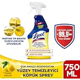 Lysol &Ccedil;ok Ama&ccedil;lı Dezenfektan Y&uuml;zey Temizleyici K&ouml;p&uuml;k Sprey 750 ml