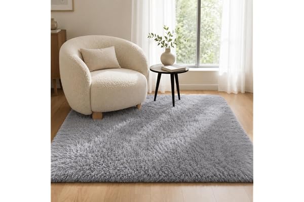 BEIMO Rund tvättbar matta 120x170 cm Halkfri matta Vardagsrum