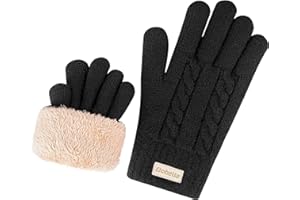 Bobelle Wear Alpaka Handschuhe Damen,Winterhandschuhe Touchscreen Wollhandschuhe,Thermohandschuhe Warm Fleece Skihandschuhe