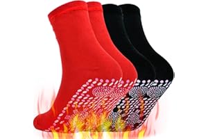Chaussettes auto-chauffantes, Chaussettes Tourmaline, Chaussette Magnetique, Chaussettes Chauffantes, Chaussettes Magnétiques Auto-Chauffantes pour Femmes et Hommes en randonnée ski pêche jogging