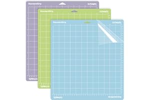 YUSHENGTAI Tappetino da taglio per cricut Maker/Explore Air 2/Air/One (3 pezzi, 330 x 355 mm) Cricut Machine Mat, Tappetino per Macchina LightGrip