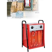 LZQ Termoventilatore In Ceramica,Risparmio Energetico 2000 W, Riscaldamento In Ceramica, Con Protezione Contro Il Surriscaldamento E Riscaldamento Rapido, Per Cantieri, Officina, Garage