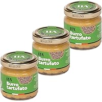 3er Pack Lia italienische Trüffelbutter Burro Tartufato mit echtem Bianchetto Trüffel 80g