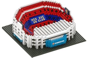 FOCO Licence officielle du FC Barcelone Jouet BRXLZ de construction de football du stade Camp NOU Mini
