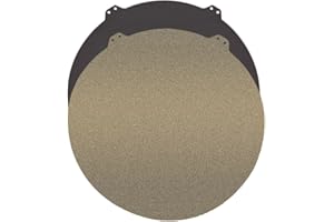 Toaiot L'imprimante 3D Or Plate-forme PEI flexible double face enduite de poudre de diamètre rond 265X265mm/10,4x10,4 pouces en tôle d'acier ​avec autocollant magnétique B pour Flsu QQ-S Delta