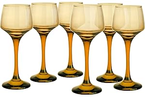 G GLASMARK KROSNO 1992 Glasmark Krosno Verres À Vodka Ensemble De 6 Verres À Vodka 75Ml Verres À Shot Verres À Rhum Set De Verres À Vodka Pour Un Cadeau Miel