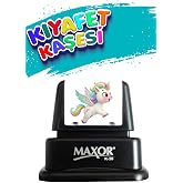 Kıyafet Kaşesi Unicorn Temalı &Ouml;ğrenci Kaşesi/Kreş/Anaokulu/Ilkokul &Ouml;ğrenci Kumaş Elbise Kaşesi