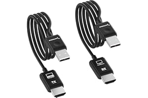 SABRENT Wireless HDMI Transmitter and Receiver für Videos, Audios, Files, 1080p@60Hz kabellos Übertragen Kompatibel mit Desktops, Laptops, Projektoren, Kameras, usw (DA-H1R1)