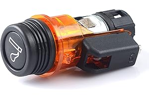 MKAREPART Accendisigari da 12 V e presa di corrente compatibile con FIAT Bravo, Brava, Grande Punto, Doblo, Stilo, Nemo, Bipper 759155, 735467047, 735460686, 8227C8