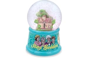 SILVER BUFFALO The Golden Girls Shady Pines Light-Up Mini Snow Globe | 2 Inches Tall