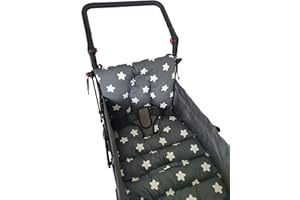 Bollermatz Bollerwagenmatte - passend für FUXTEC FX-CT800 und Zertifiziert nach Öko-Tex Standard 100 (Babystandard) (Sitzkissen, Einlage, Matte für Bollerwagen)