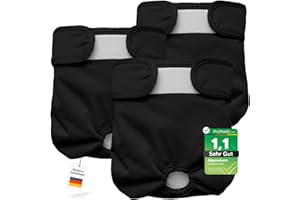 Alpenstern® Wiederverwendbare Hundewindeln für Hündinnen (3 Stück) Waschbare Läufigkeitshose für Hündinnen bei Inkontinenz & Läufigkeit - Hundehöschen Hunde Windel - Hygienisch & Saugstarker Stoff