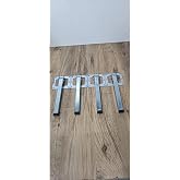 HAMADEX Katlanır Metal Sofra Ayağı, 70 cm, G&uuml;m&uuml;ş Renk, 4'l&uuml; Set, Yer Sofrası İ&ccedil;in, Masa Ayağı (25cm)
