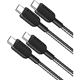 Anker USB C Cable Fast Charging 60W 3A 310 for iPhone 16, 3ft | Compatible with Samsung Galaxy S22, iPad Pro 2021, iPad Mini