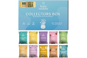 BODY RESTORE BodyRestore Shower Steamers Aromatherapy - Christmas Gifts for Women and Men, Stocking Stuffers (30 Count)