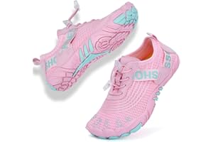DimaiGlobal Zapatos de Agua Calcetines Descalzos de Secado rápido Antideslizante para Niñas Niños Piscina de Playa Natación para Buceo Ejercicio Escarpines de Baño