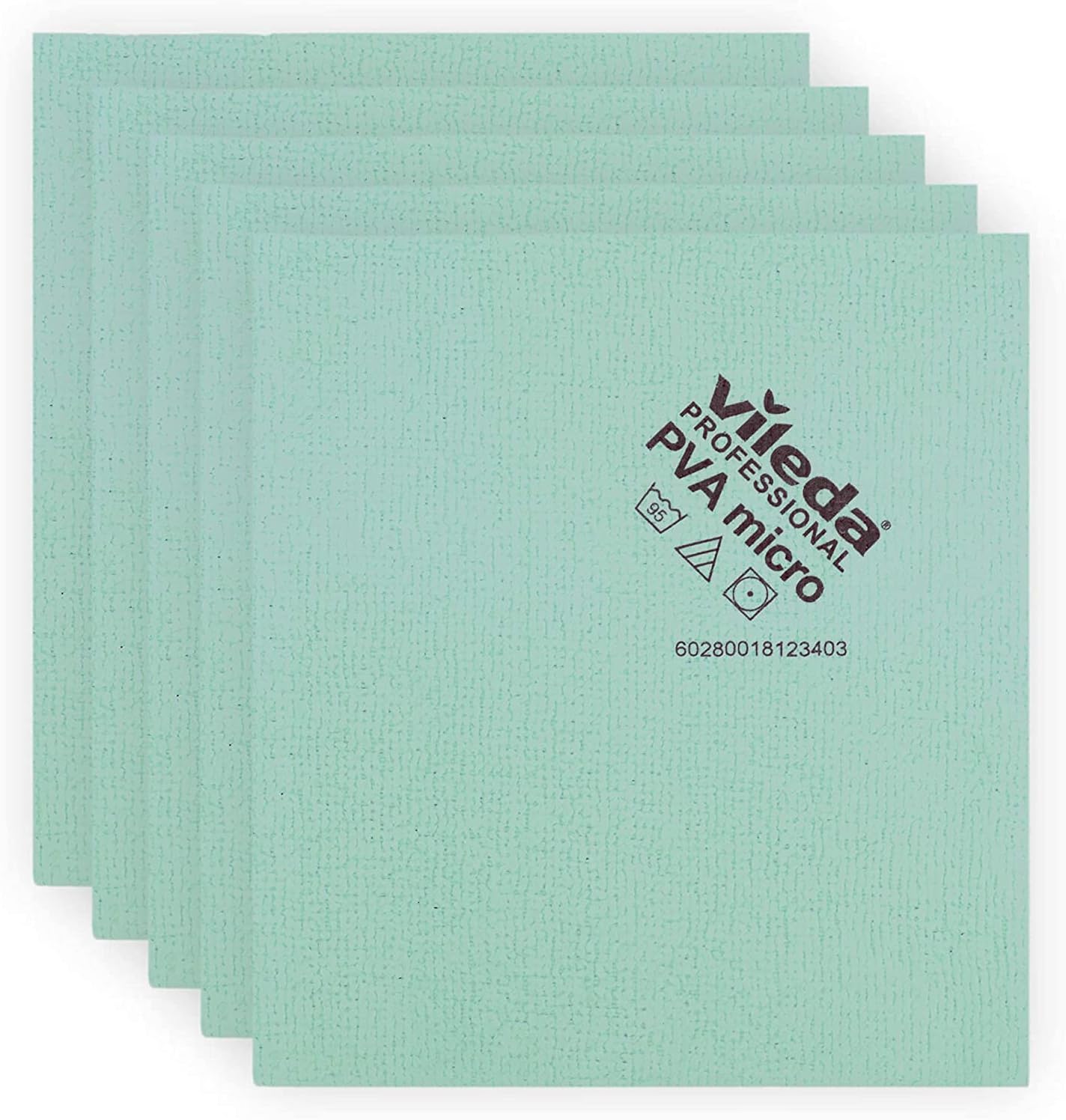 Bayeta Multiusos de Microfibra PVA de Vileda en 38x35 cm. Pack 5 uds
