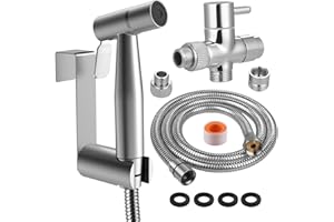 Rovtop Doccetta Per Bidet In Mano, Doccetta Bidet, Con Doccetta Con Supporto, Bagno Bidet Rubinetto Spray