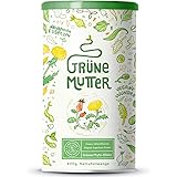 Grüne Mutter | Smoothie Pulver | Das Original Superfood Elixier u.a. mit Weizengras, Brennnessel, Mariendistel, Braunalge, Al