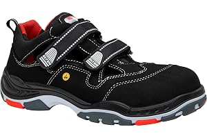 ELTEN herr Elten Scott Esd S1p, Herr, Sportig, Lätt, Svart, PlastlockSäkerhetssandal "Scott" ESD S1P storlek 38