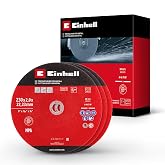 Einhell Accessory Set of 3 stainless steel cutting discs 230 x 2 mm | Low burr cuts | long service life | MPA certified | str
