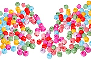 JUHONNZ Mini Pinza para el Pelo,100 PCS Plástico Cuentas de Cabello Niña Pinzas Pelo Coloridas Pequeñas Agarre de Pelo para Niñas Mujeres Aaccesorios para Cabello