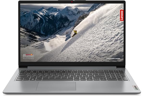 Lenovo IdeaPad 1 | 15 inch Full HD Laptop | AMD Ryzen 5 7520U | 16GB RAM | 512GB SSD | Windows 11 Home in S mode |