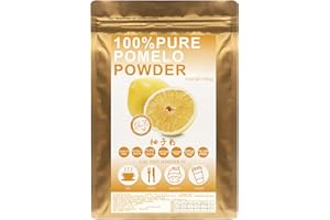 Plant Gift Pomelo Power 柚子粉 100% poudre naturelle de pamplemousse végétal, crue, en vrac, sans charges, sans additifs, yogourt, smoothie et plus 100 g / 3,52 oz
