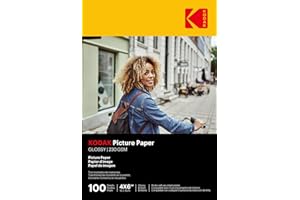 ‎KODAK Kodak 9891164 Papier Fotograficzny, Biały, A6 x 100