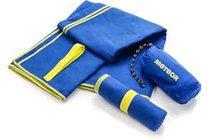 ‎METEOR meteor Sport tücher handtücher L XL XXL Größen 9 Farben Ultra leicht Microfaser Handtuch Ultra saugfähig Fitnes-Handtuch Reisehandtuch Microfaser Sauna Badetuch Strand-Handtuch