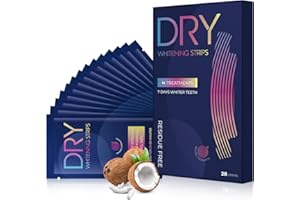 GLORIDEA Zahnaufhellungsstreifen 28 Stück – Schonende Teeth Whitening Strips Ohne Peroxid für Empfindliche Zähne, Bleaching Stripes zur Zahnaufhellung und Zahnbleaching zu Hause, Einfache Anwendung