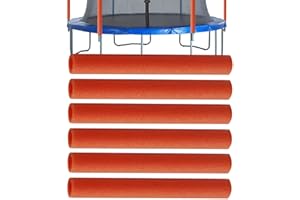 Dubbulon 6 Piezas Espuma Protectora para Cama Elastica Exterior, Espuma para Cama Elástica, Protector Barra para Cama Elástica Jardín, Repuesto Cama Elastica Exterior para Niños Y Fitness
