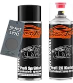 Set De Peinture Auto 2K 5L Nardograu LY7C Pour Audi/VW - Hochglänzend, Fabriqué En Allemagne