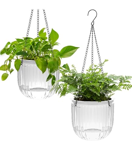 Pot De Fleurs Suspendu En Jute Et Jonc De Mer - 50 X 20 X 13 Cm, Couleur Verte - Pour Intérieur Ou Extérieur, Pliable - 6