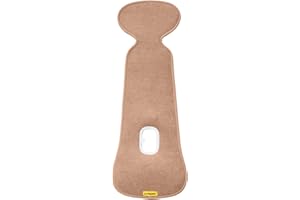 AeroMoov - Assise Air Layer - Evite à Votre Enfant de transpirer - Le siège-Auto ou la Poussette - Coton Bio - Groupe 1 - Tuscany